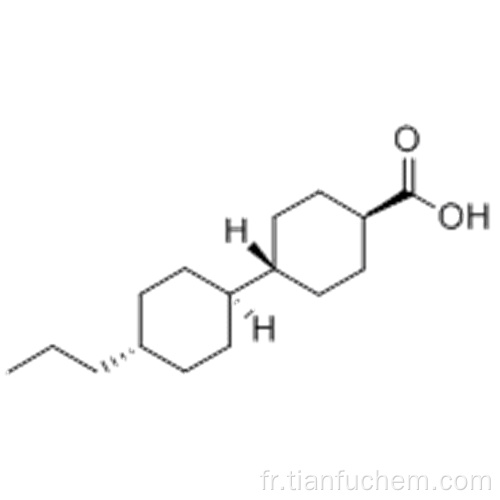 acide trans-4&#39;-propyl (1,1&#39;-bicyclohexyl) -4-carboxylique CAS 65355-32-0